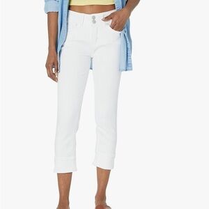 Wallflower White Ankle Cropped Jeans Slim Fit